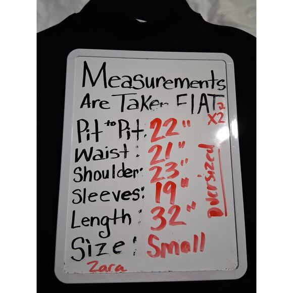 Zara Women's size Small Oversized Mini Whimsigoth Witchcore Mock Sweater Dress - Picture 12 of 12